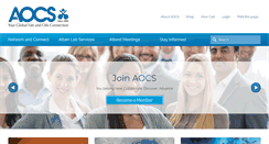Desktop Screenshot of aocs.org