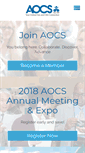 Mobile Screenshot of aocs.org